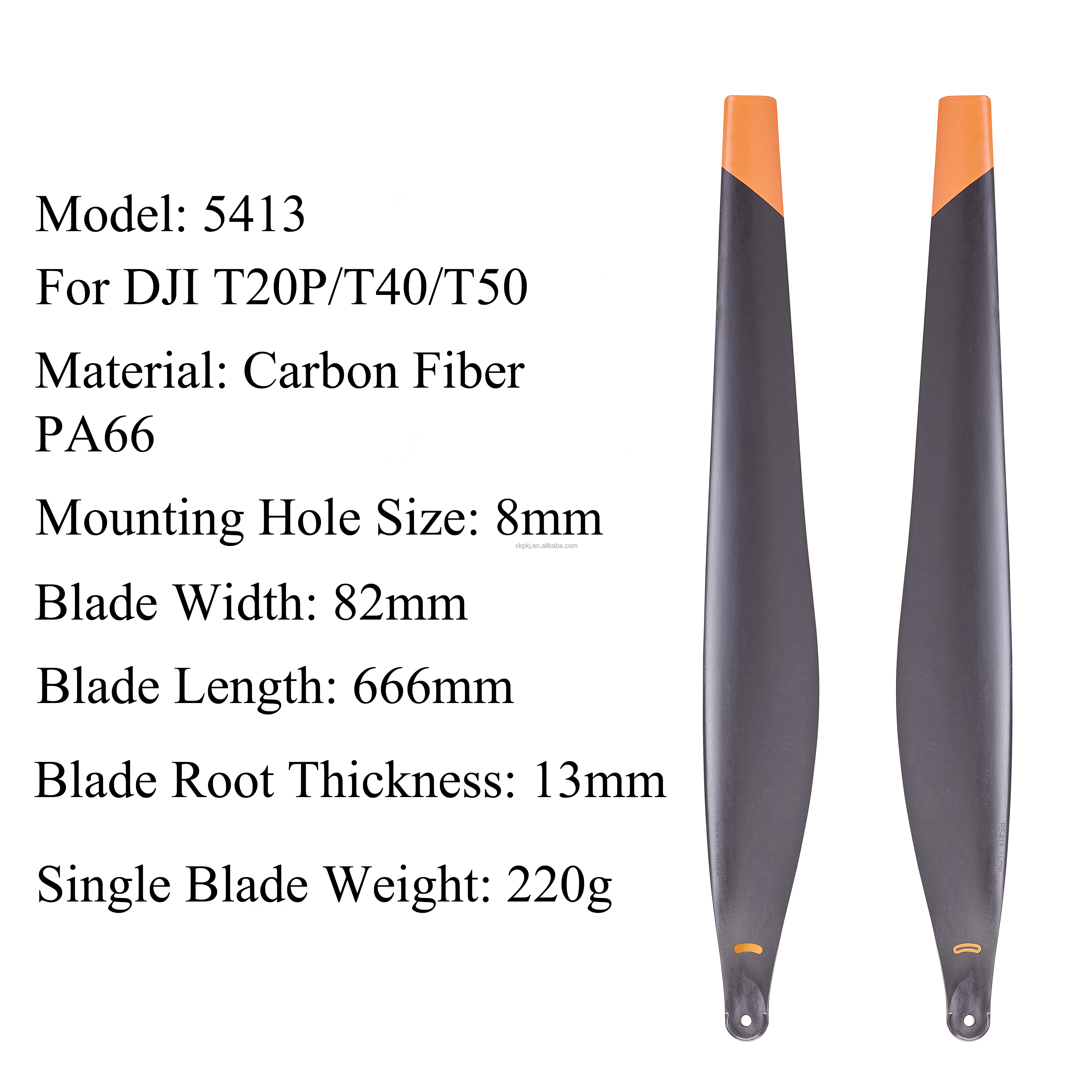 5413 Specialized Blades for Agricultural Plant Protection Rigid Corrosion Resistant Propellers for DJI Agras Drone T40 T20P T50