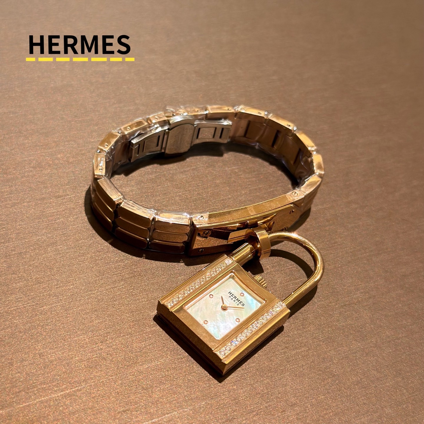 TOP HERMES kelly Watch  25mm- Gold