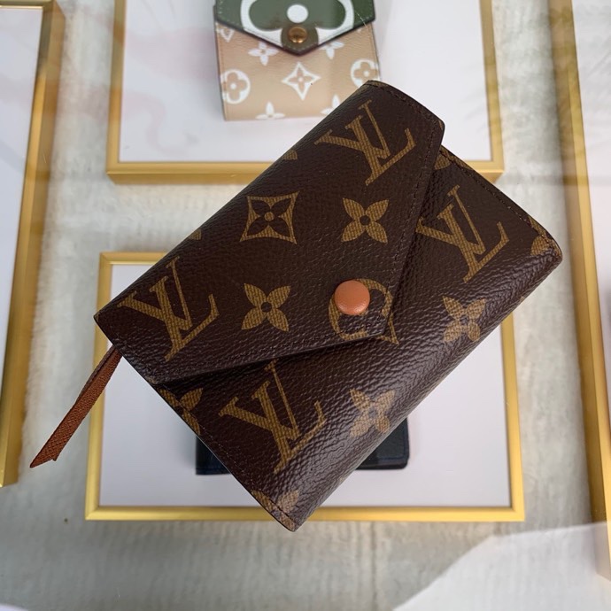 TOP Louis Vuitton LV LV Damier Victorine Wallet - 16 colors