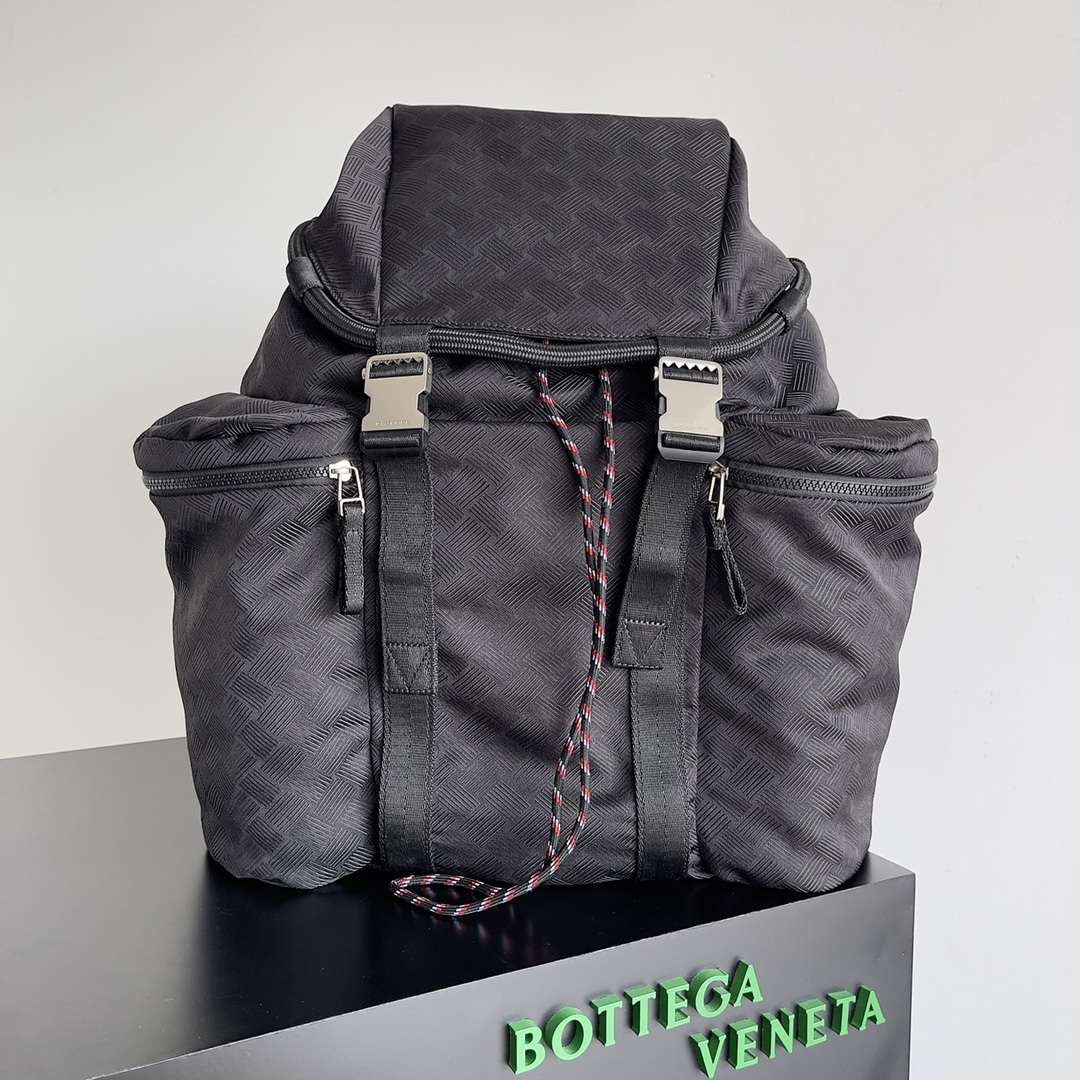 TOP Bottega Veneta BV Alto Jacquard Backpack Bag Nylon 42x33x14.5cm - 4 Color