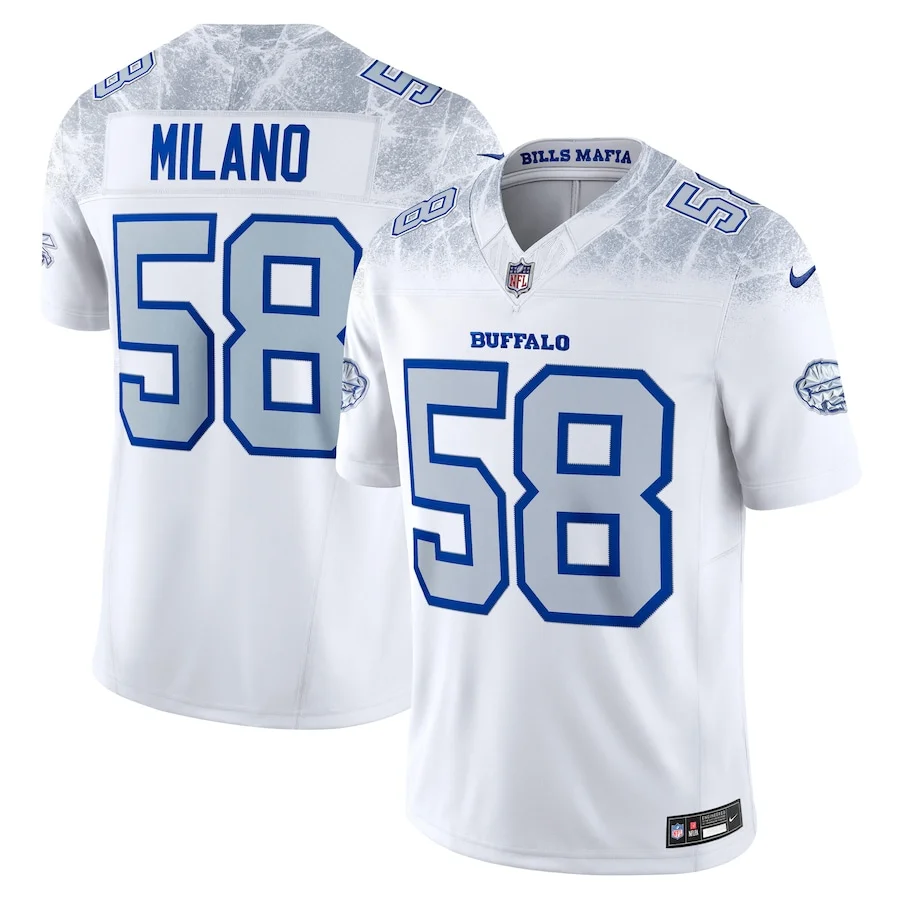 Matt Milano Buffalo Bills 2025 Rivalries Collection Limited Jersey - White