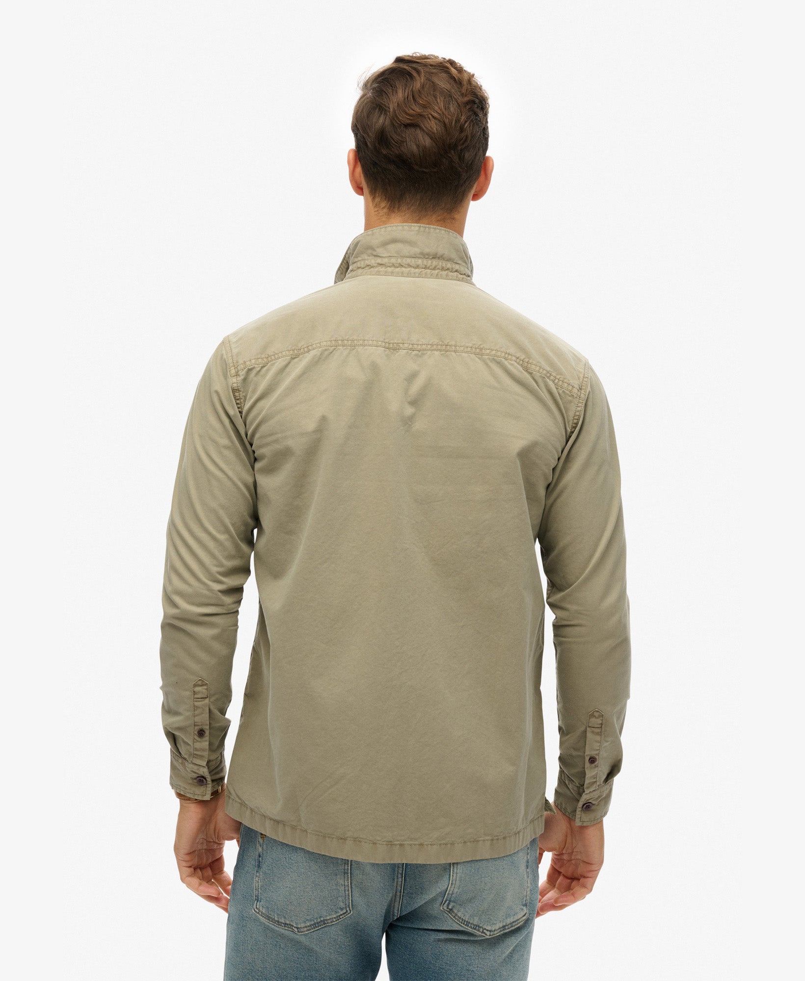 Military Long Sleeve Shirt | Light Khaki Green