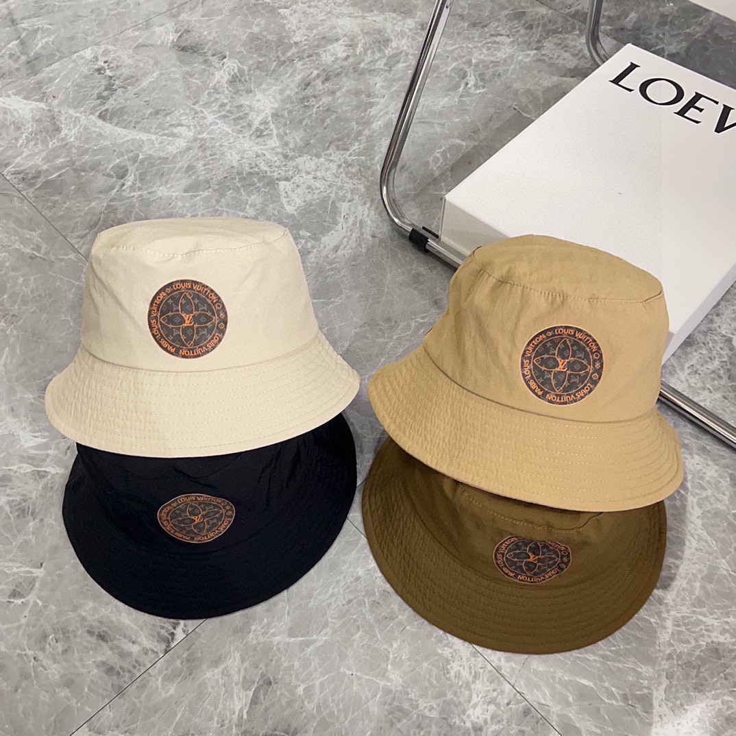 TOP Louis Vuitton LV Fisherman Hat For Shadet - 4 Colors