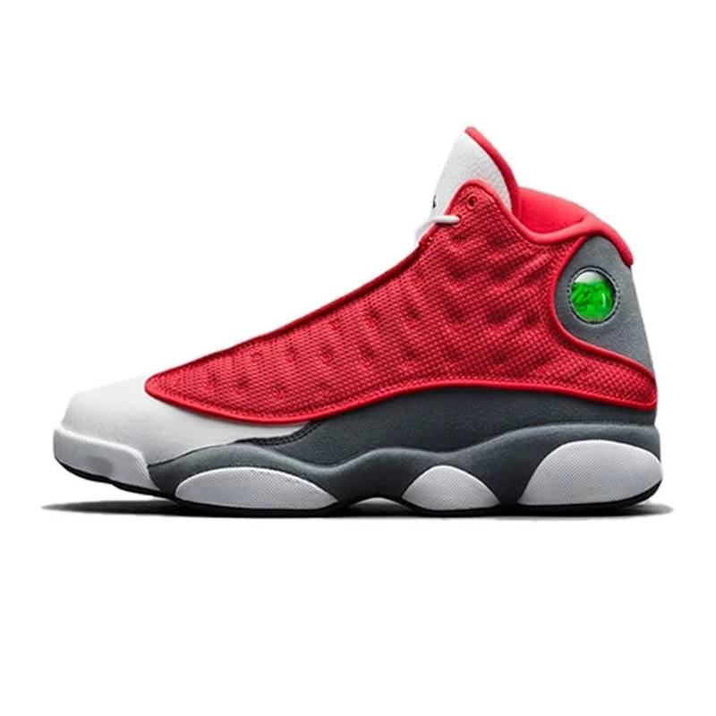 Nike Air Jordan 13 Retro Red Grey White Basketball Shoes For Men