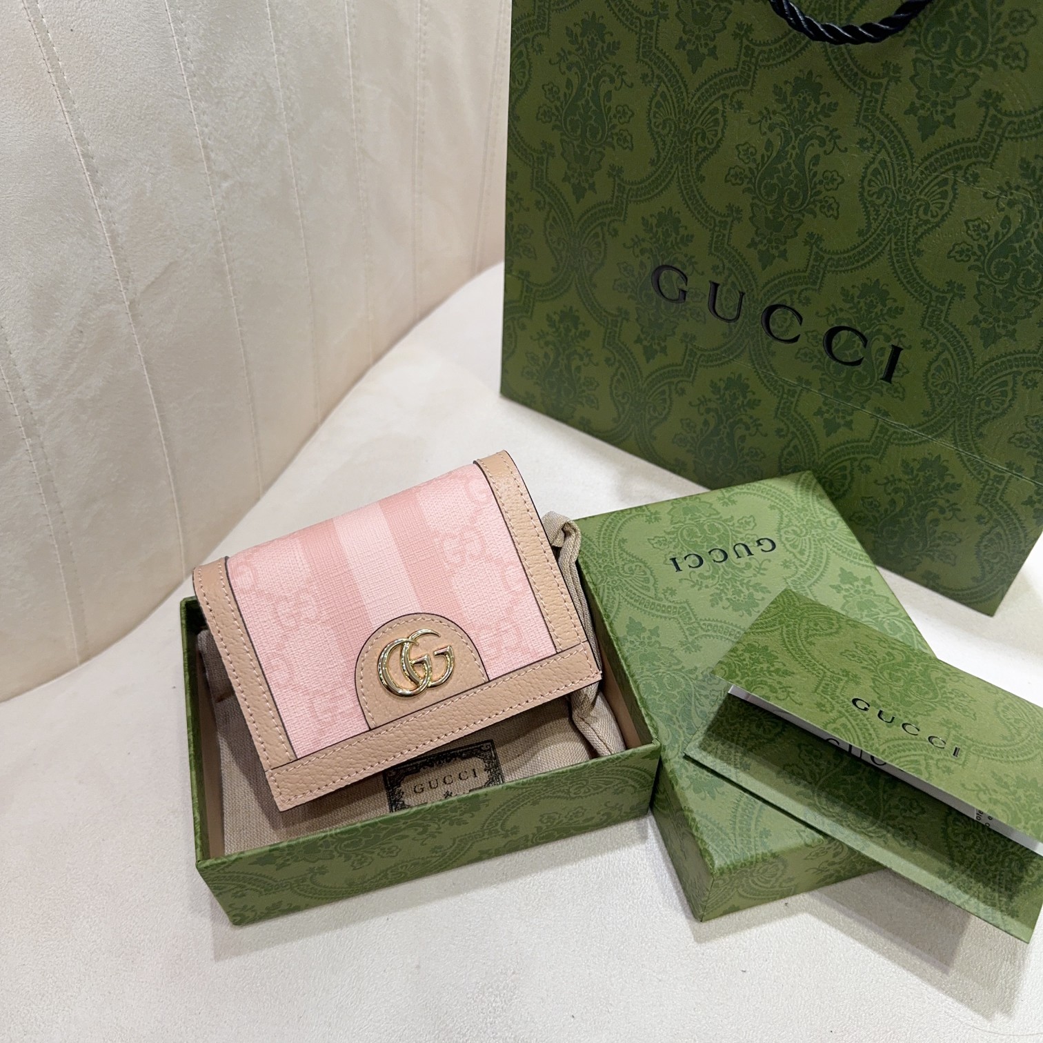 TOP GUCCI GG Ophidia Short Wallets 11x9x3cm - 2 Colour