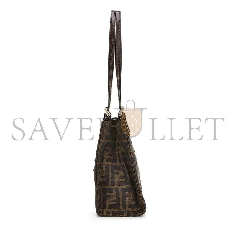 FENDI SMALL ZUCCA CANVAS SHOPPING TOTE BAG (28*20*8cm)