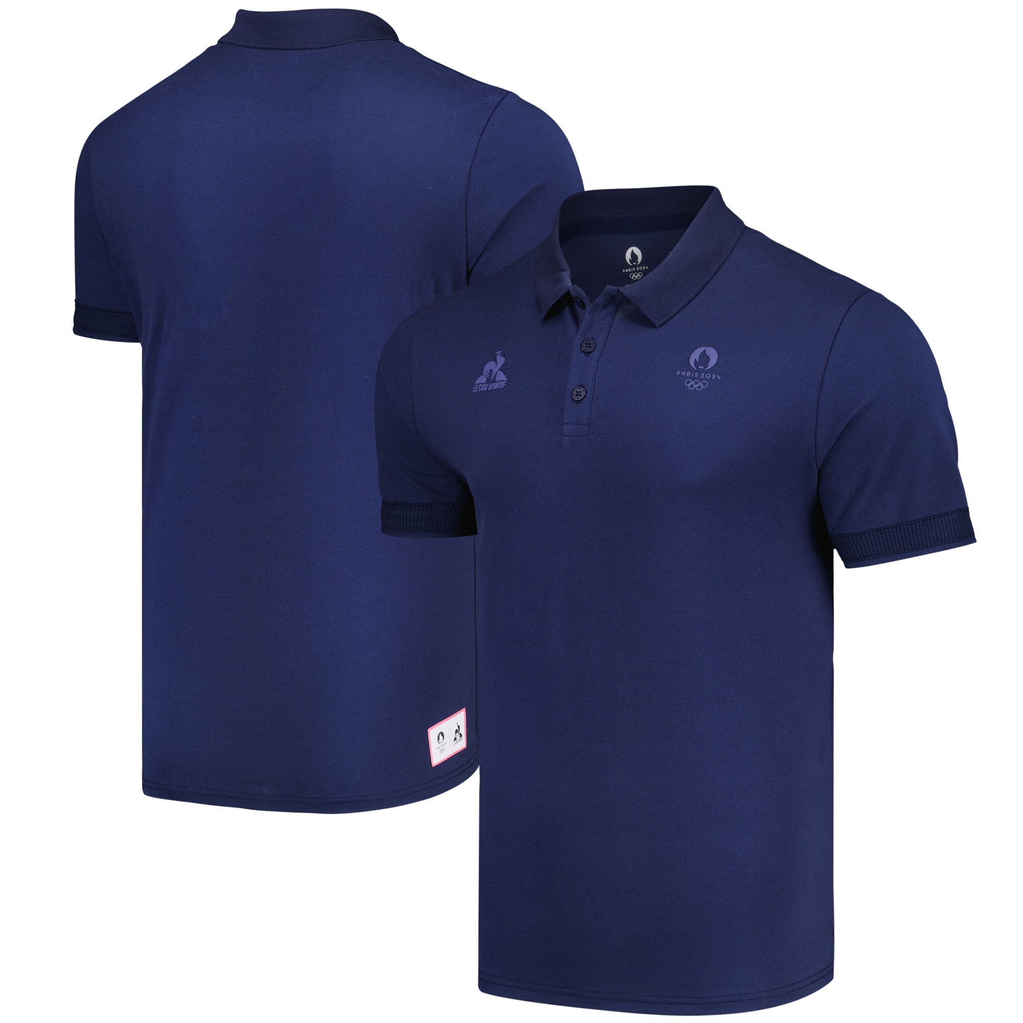 Paris 2024 Olympics Le Coq Sportif Polo - Navy