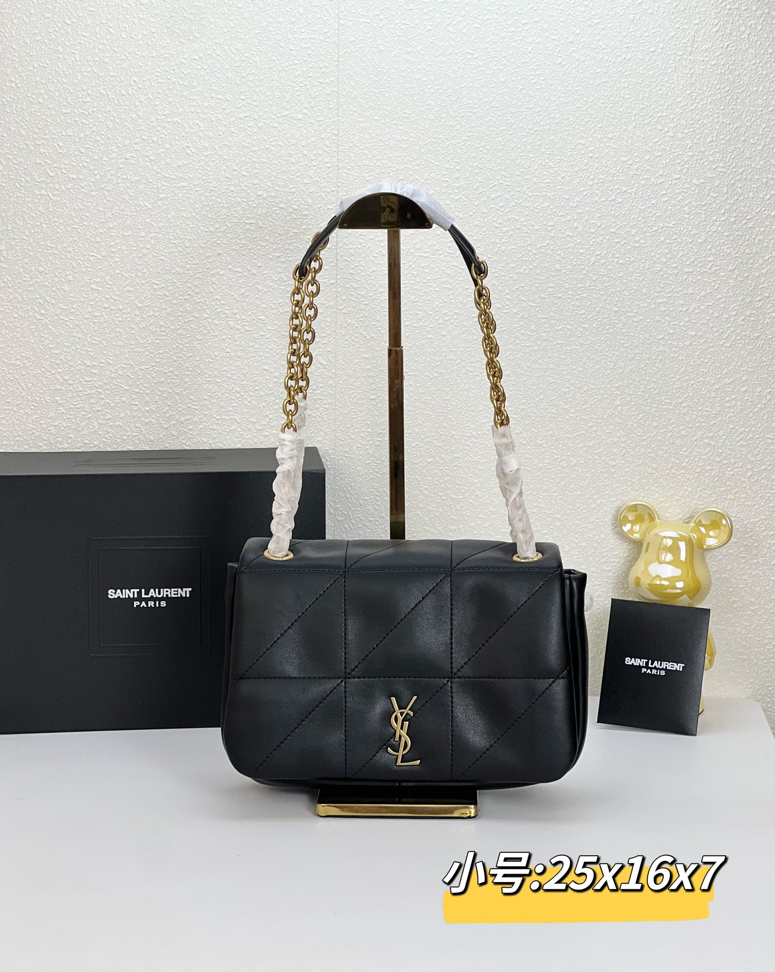 TOP Yves Saint Laurent YSL Jamie Bag 25x16x7cm - Black