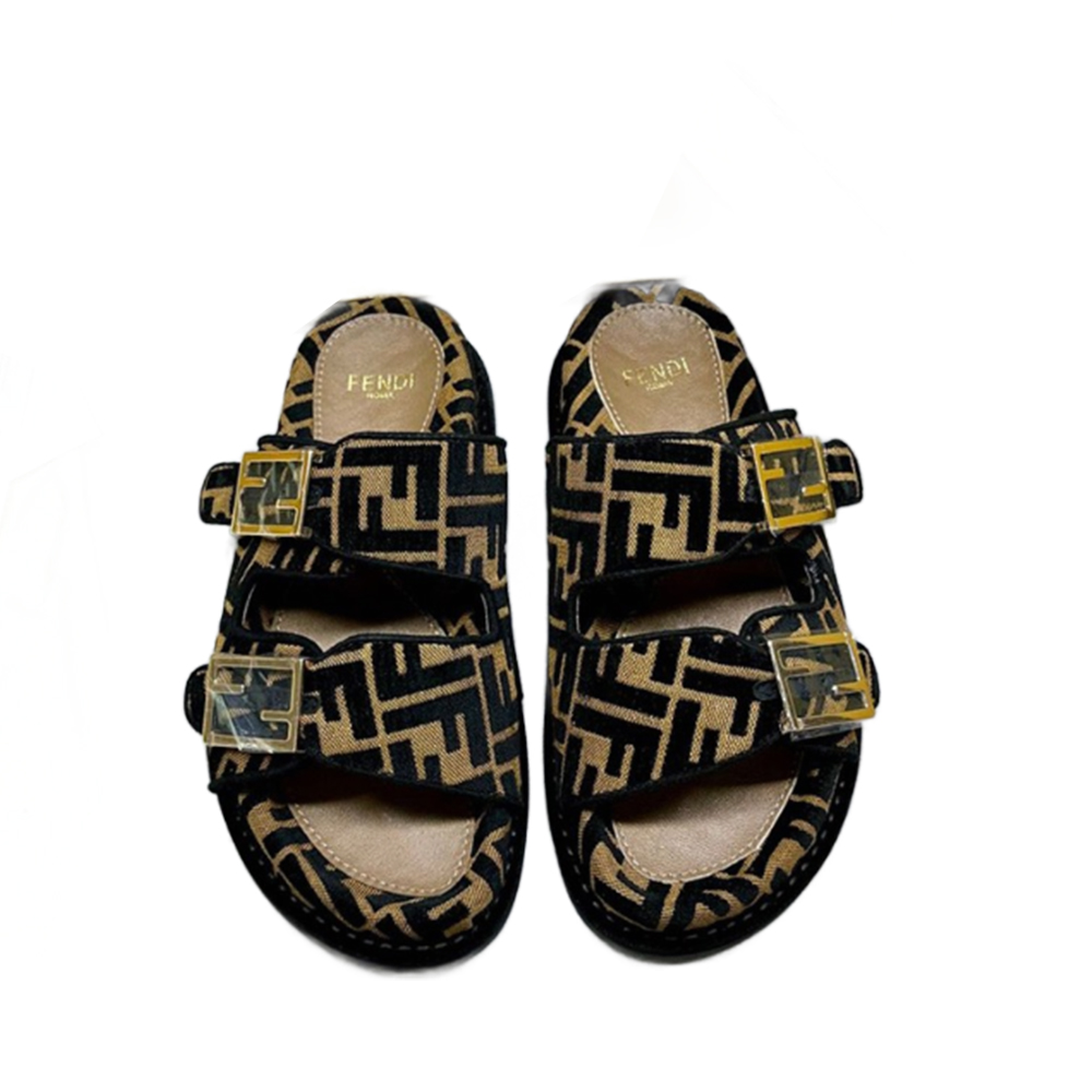 Fendi Feel cotton fibre slides (Replica)