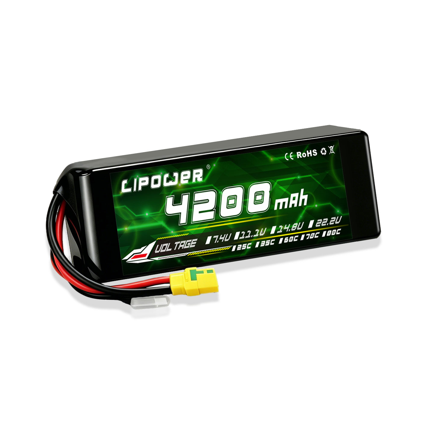 LIPOWER high-density battery  4200mAh 100C battery - lipowbattery