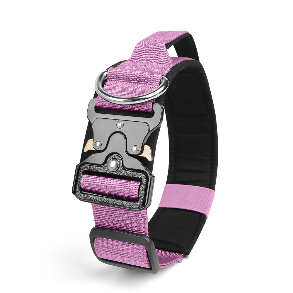 New dog collar: bite-resistant, waterproof, tactical dog collar, adjustable pet tactical collar, dog leash - PawPro UK