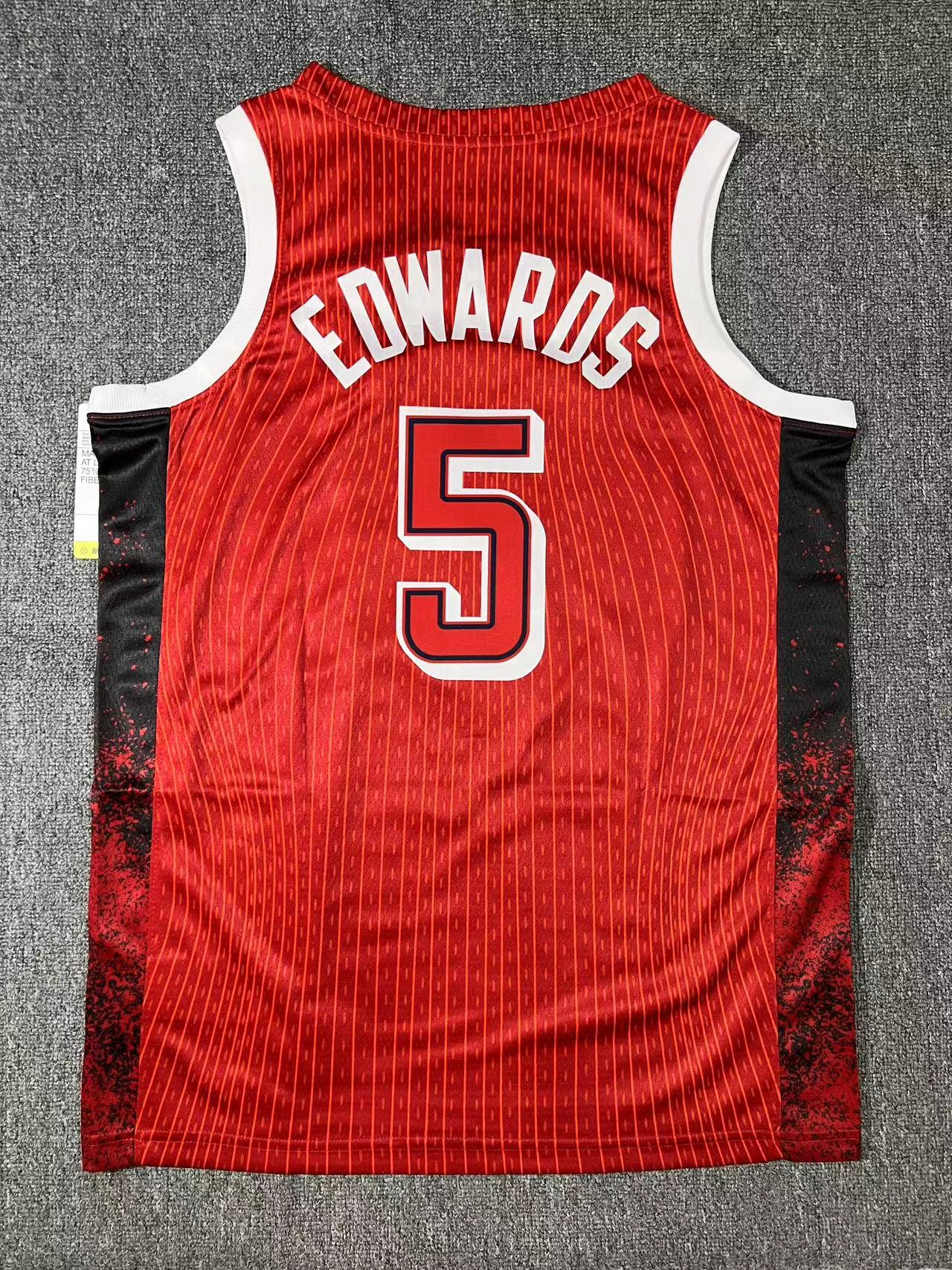Anthony Edwards Team USA 2024 Red Olympics Jersey #5