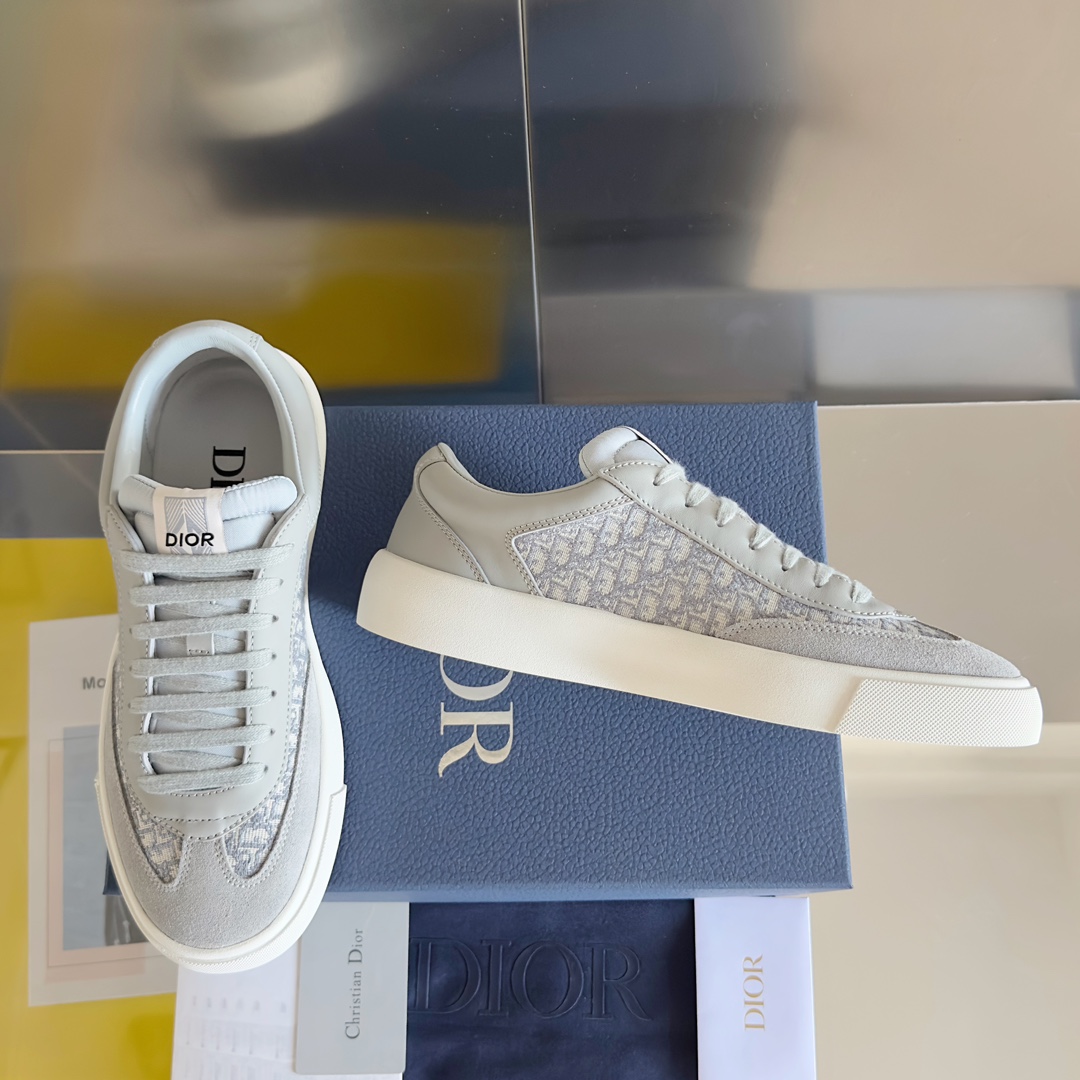 TOP Christian Dior B101 Low Top Sneakers - Gray