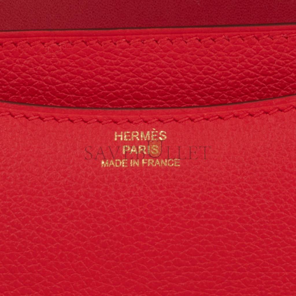 HERMES CONSTANCE 18 EVERCOLOR GOLD HARDWARE (18*15*4cm)