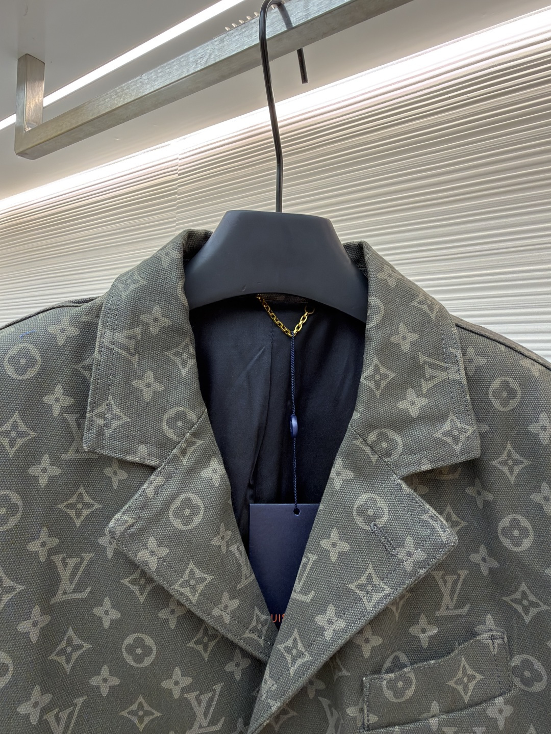 LOUIS VUITTON 满印字母提花西装