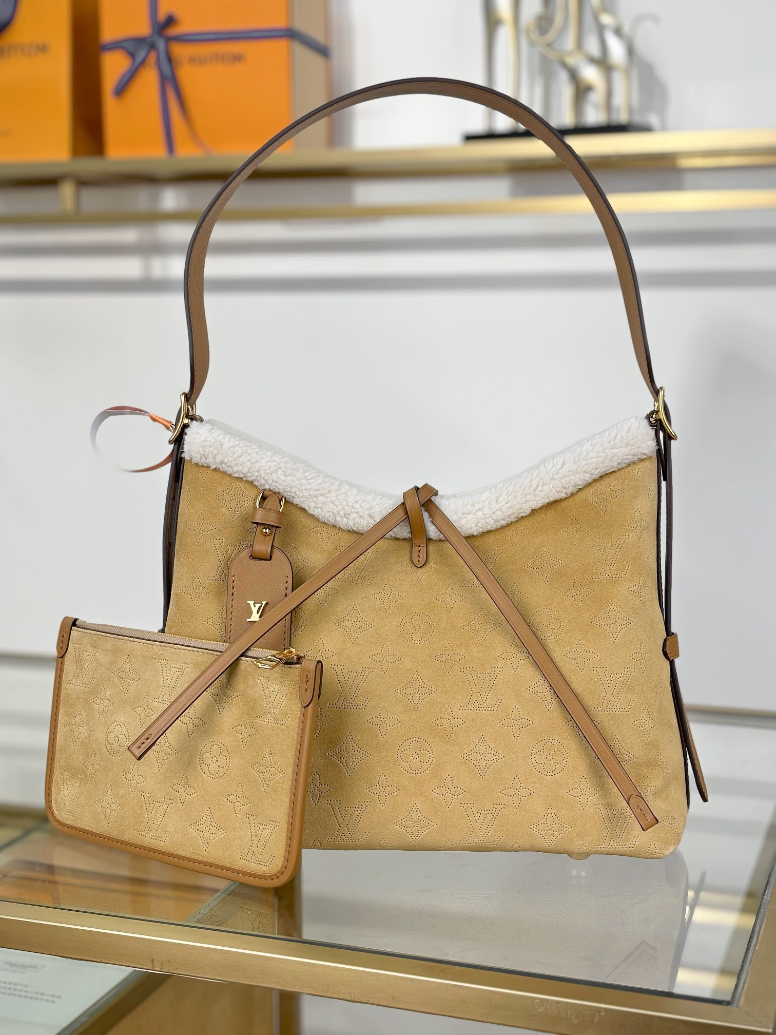 TOP Louis Vuitton LV  Carryall  Bag 29x24x12cm - Khaki