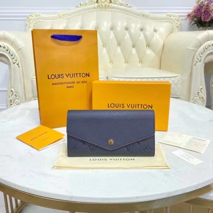TOP Louis Vuitton LV Sarah Empreinte Wallet 19cm - 6 Colors