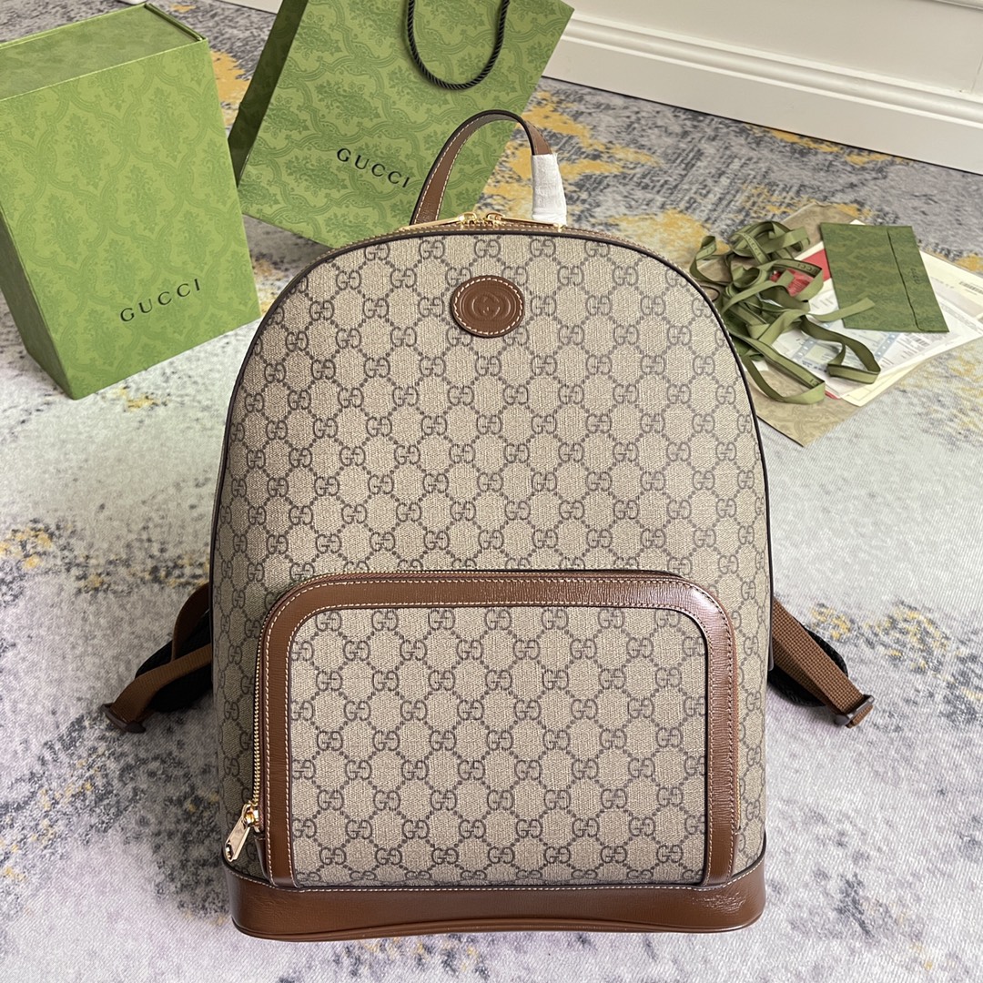 TOP GUCCI Leather Shoulder Bag 31X41.5X14.5CM - 3 Colors