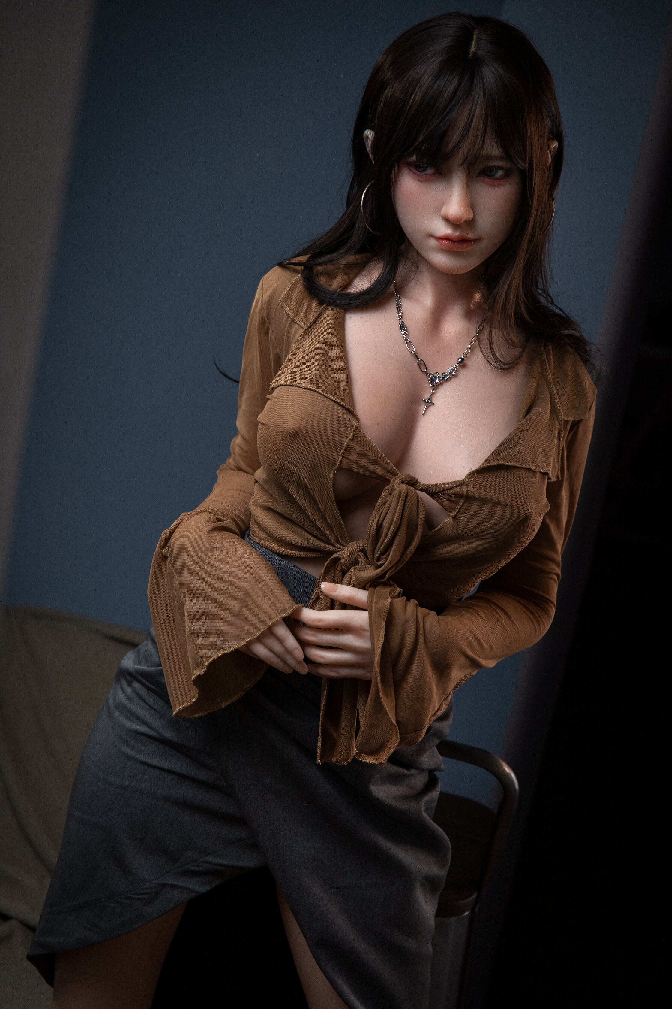 US In Stock - 170cm/5ft7 D-cup Japanese Silicone Head Sex Doll A60 - Boa
