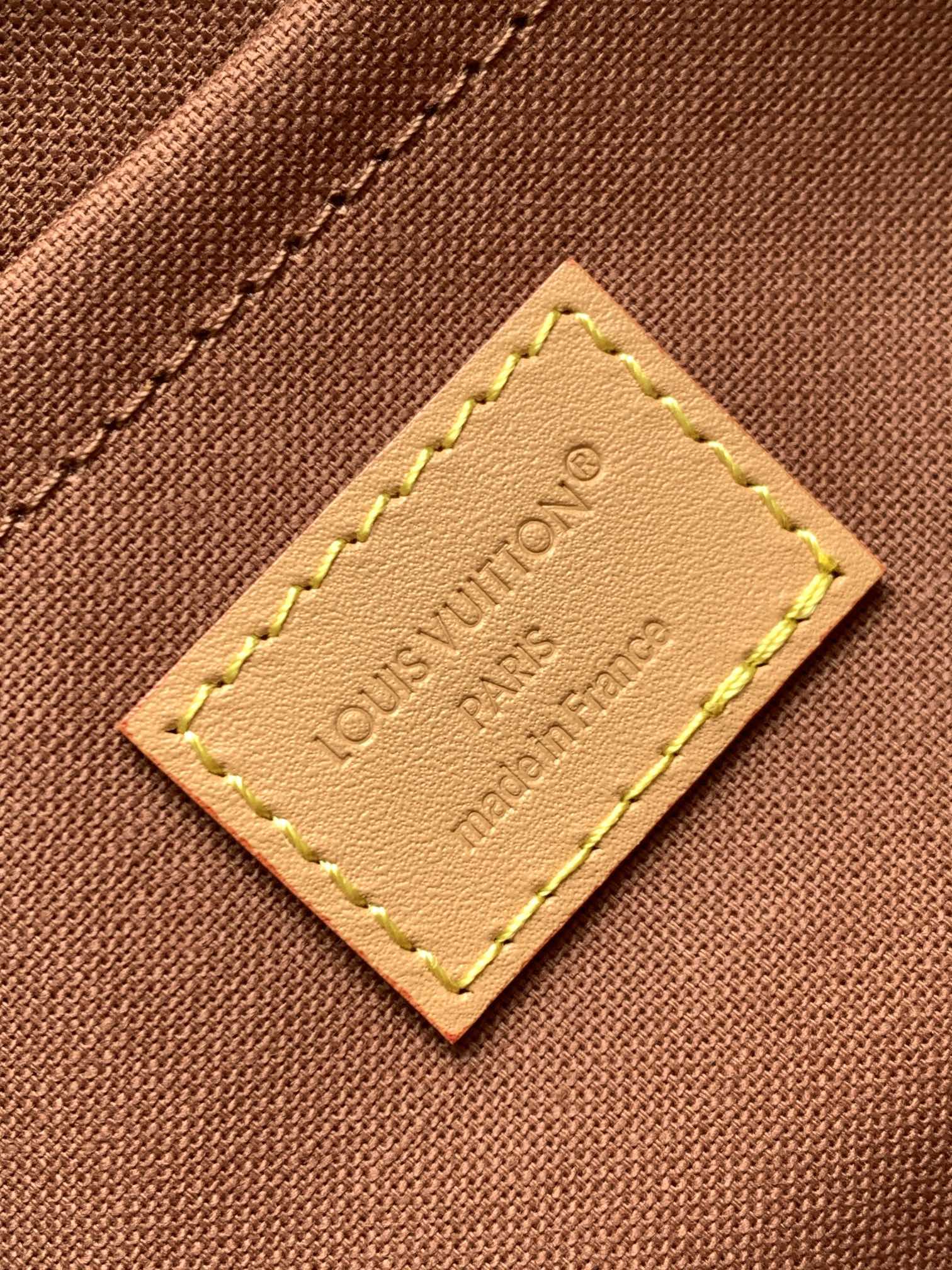 TOP Louis Vuitton LV  Monogram Landscape Nil Handbag 25x17.5x11cm - Brown