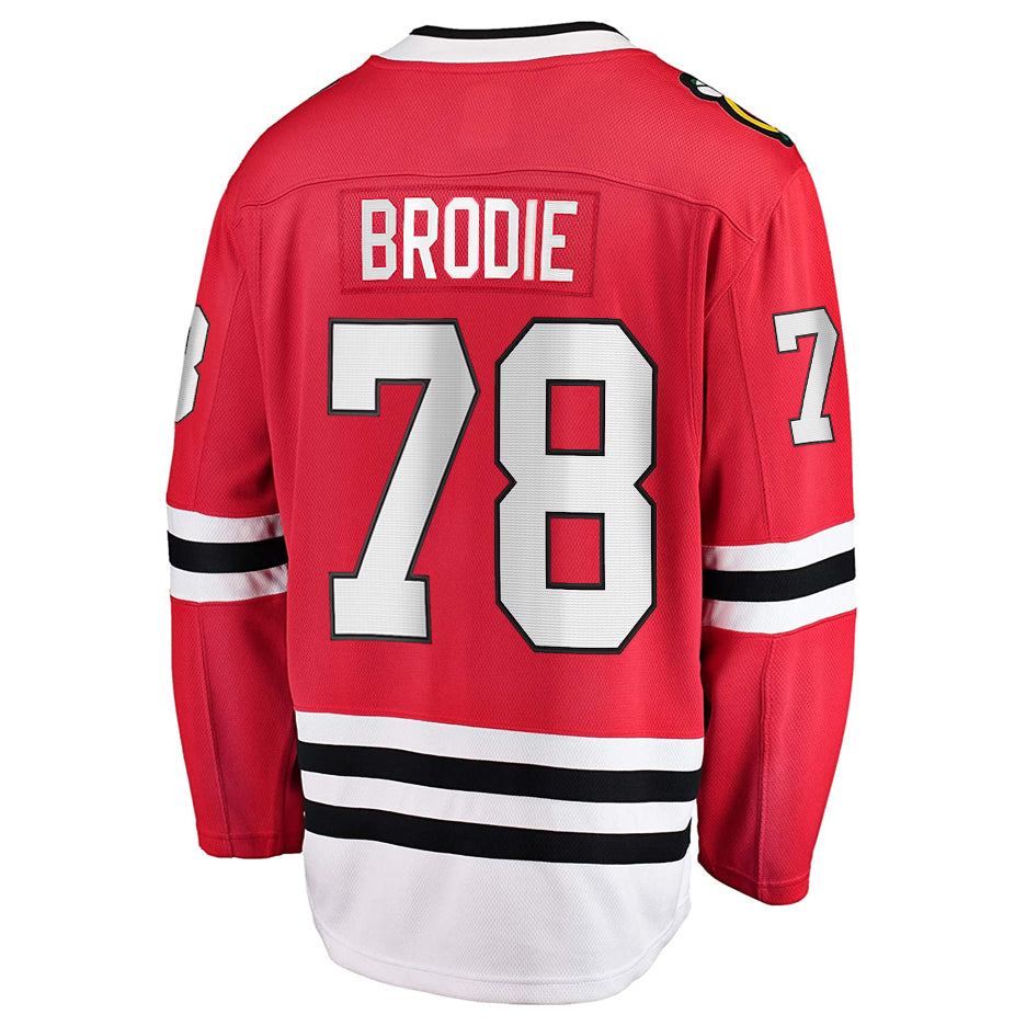 T.J. Brodie Chicago Blackhawks NHL Fanatics Breakaway Home Jersey