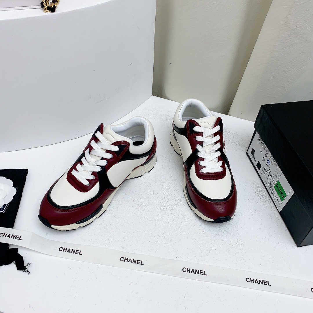 TOP CHANEL Imported High Velvet Waterproof Technology Sports Shoes - 4.5CM - 3 Colors