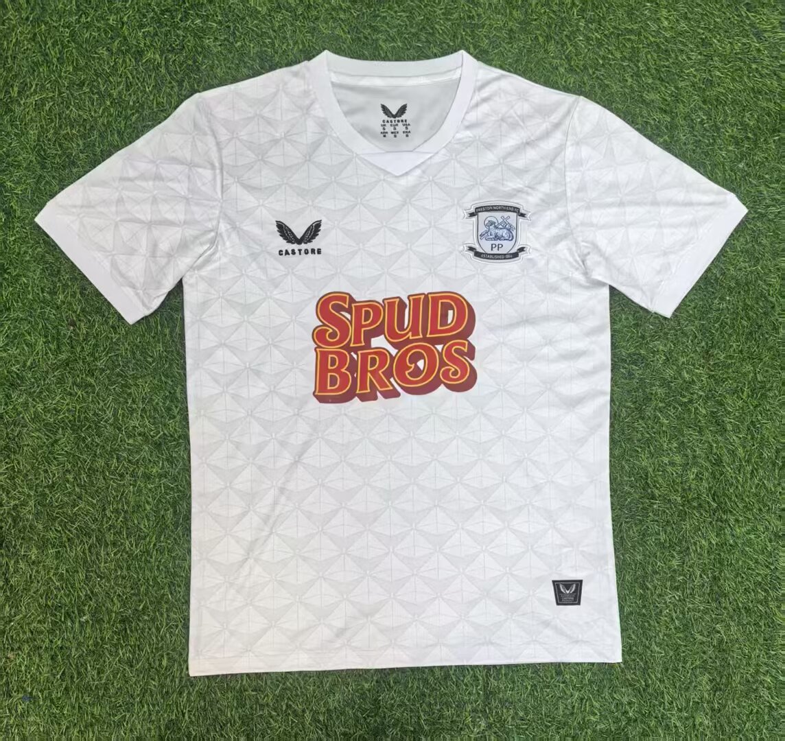 2025/2026 Preston North End Home Football Jersey Shirt 1:1 Thai Quality