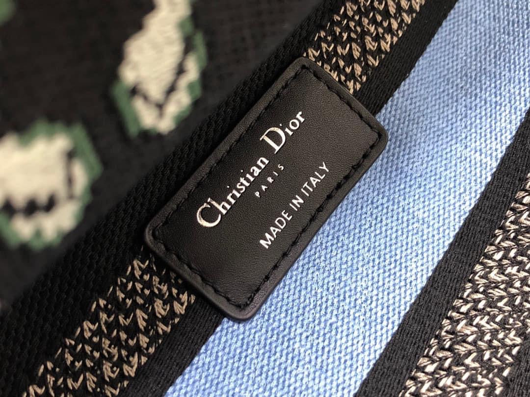 TOP Christian Dior Lady Christian Dior Bag D-Lite Pixel Zodiac - Black