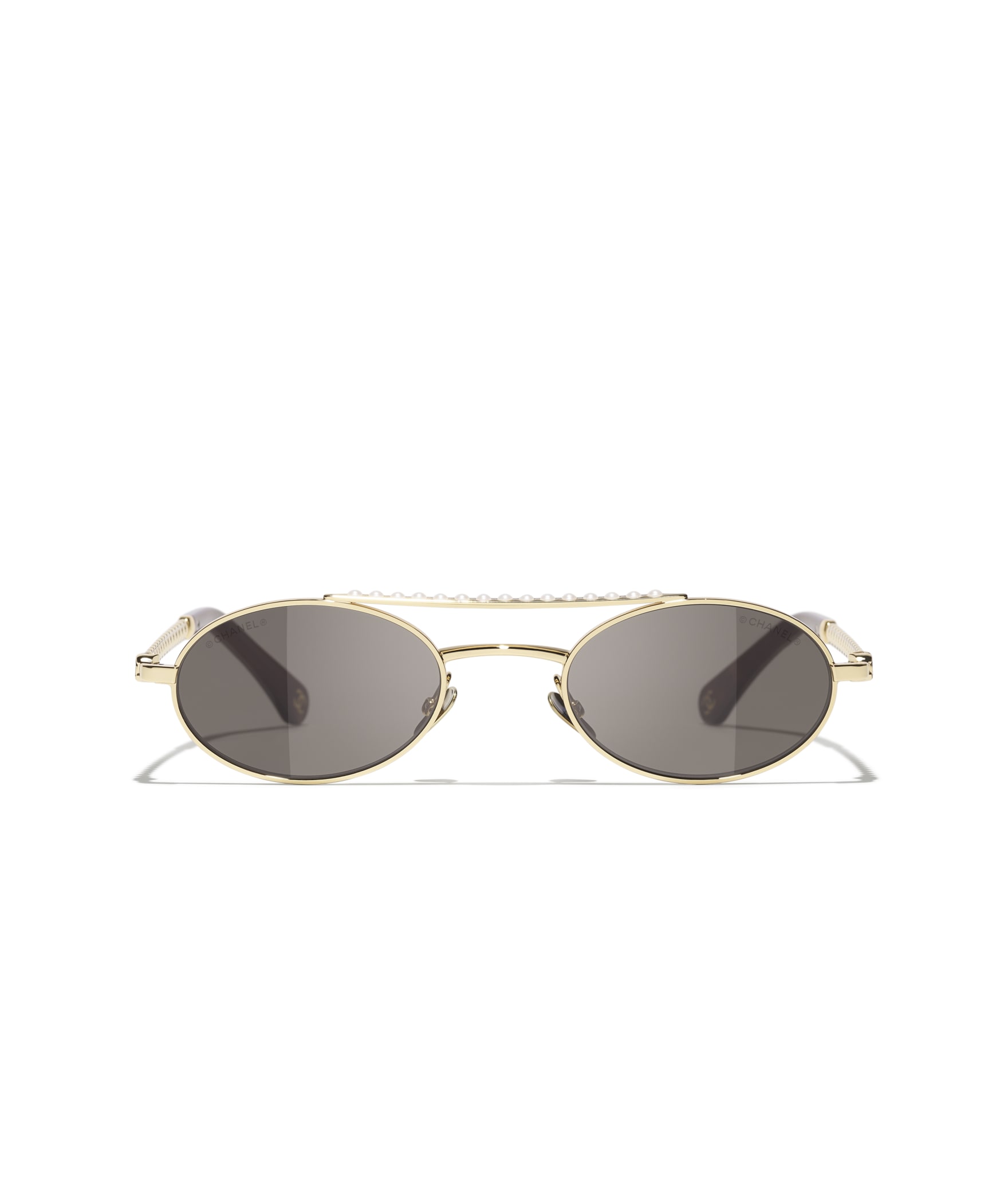 CHANEL Oval Sunglasses A71776X08223L
