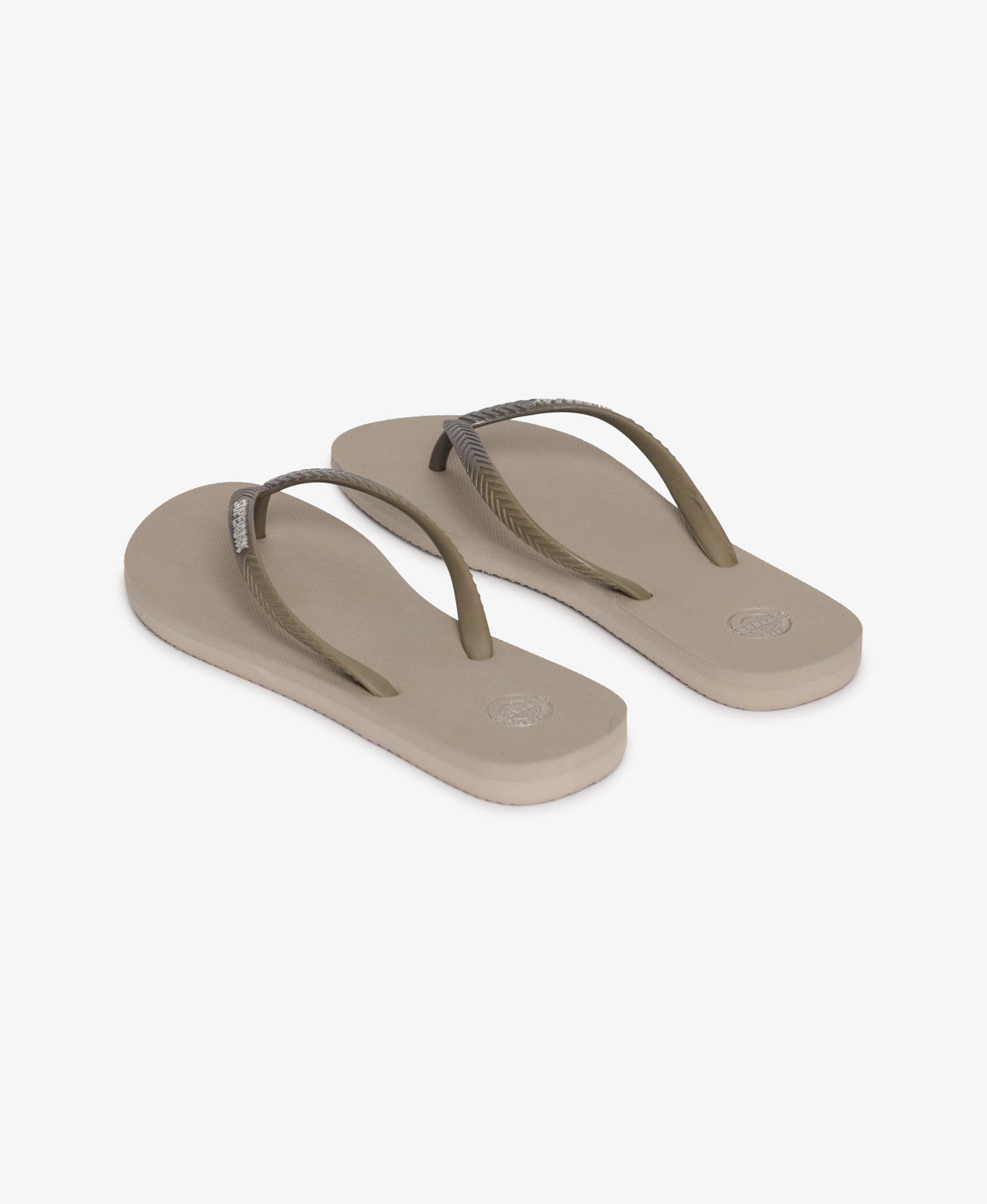 Core Metallic Flip Flop | Deep Beige