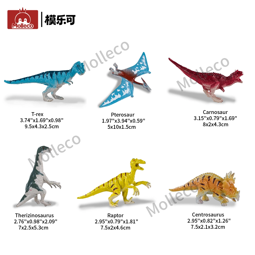 Molleco Dinosaur Figure Toys for Kids and Children Small Dinosaur CP096
