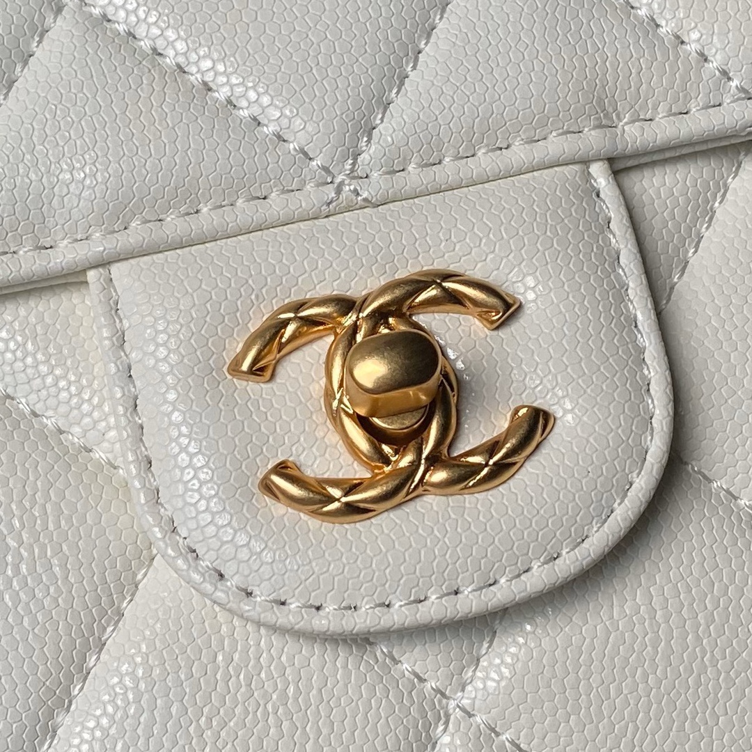 TOP CHANEL Flap Bag with Top Handle 17x21x8.5cm - 3 Color