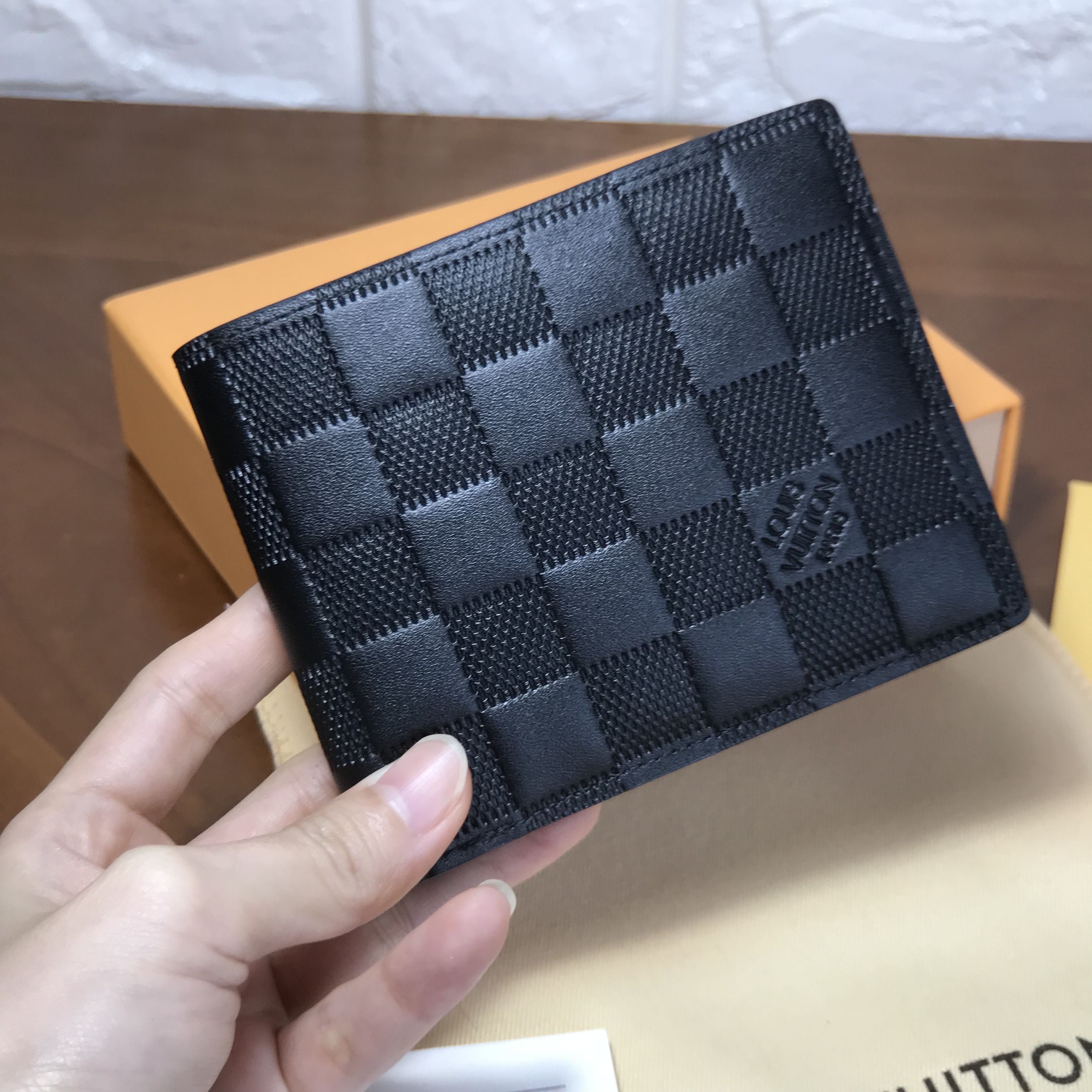 TOP Louis Vuitton LV LV Men Multiple Wallet Damier Infini Leather