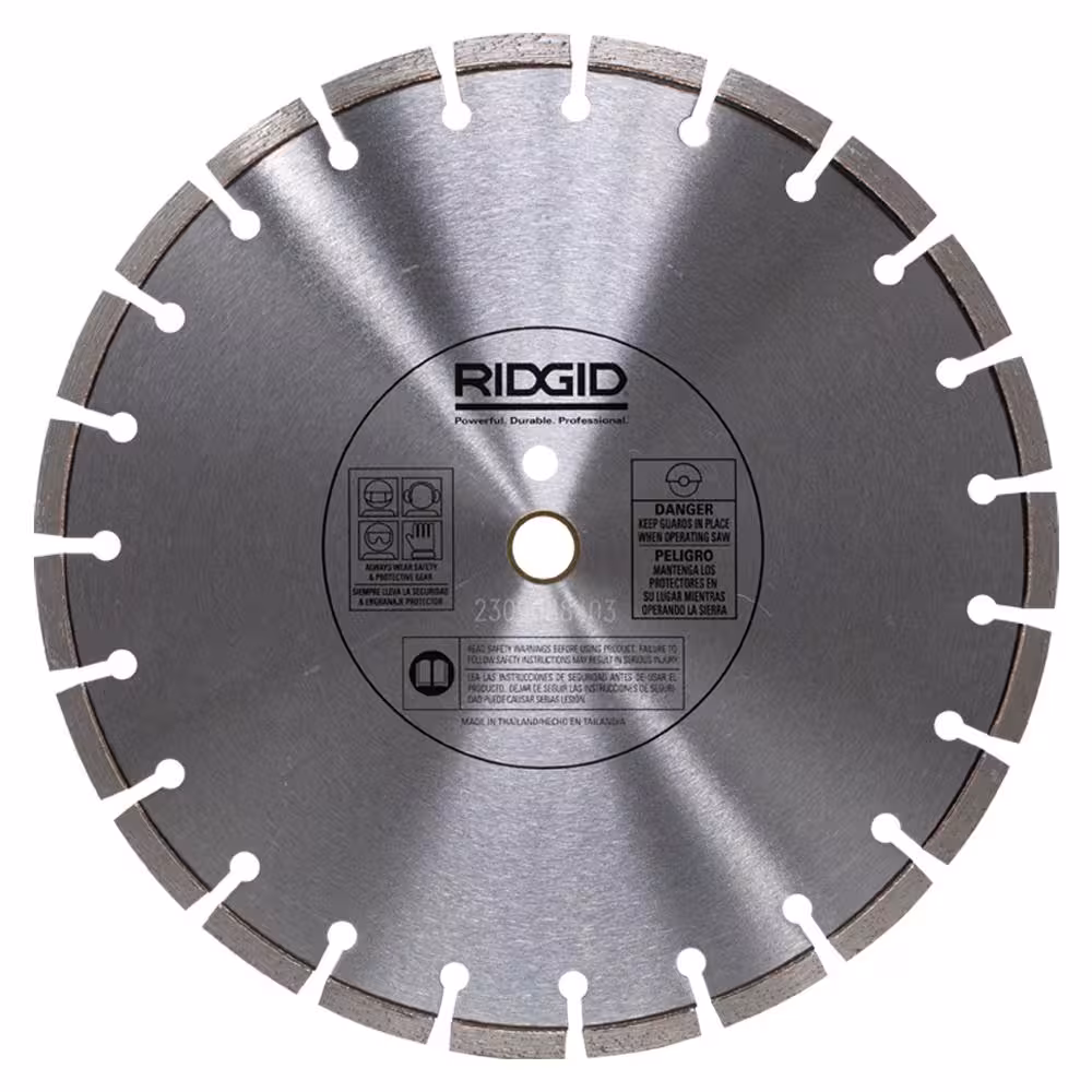 14 in. General Purpose Cutting Segmented Rim Diamond Blades (3-Pack)