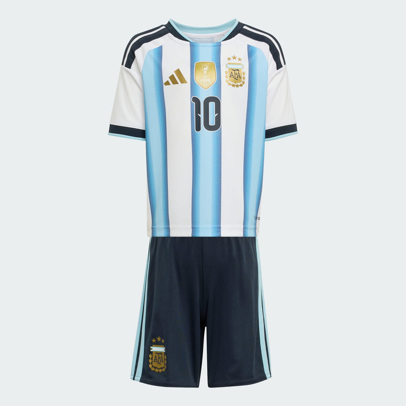 Argentina Messi Kids Soccer 2026 World Cup Home Jersey