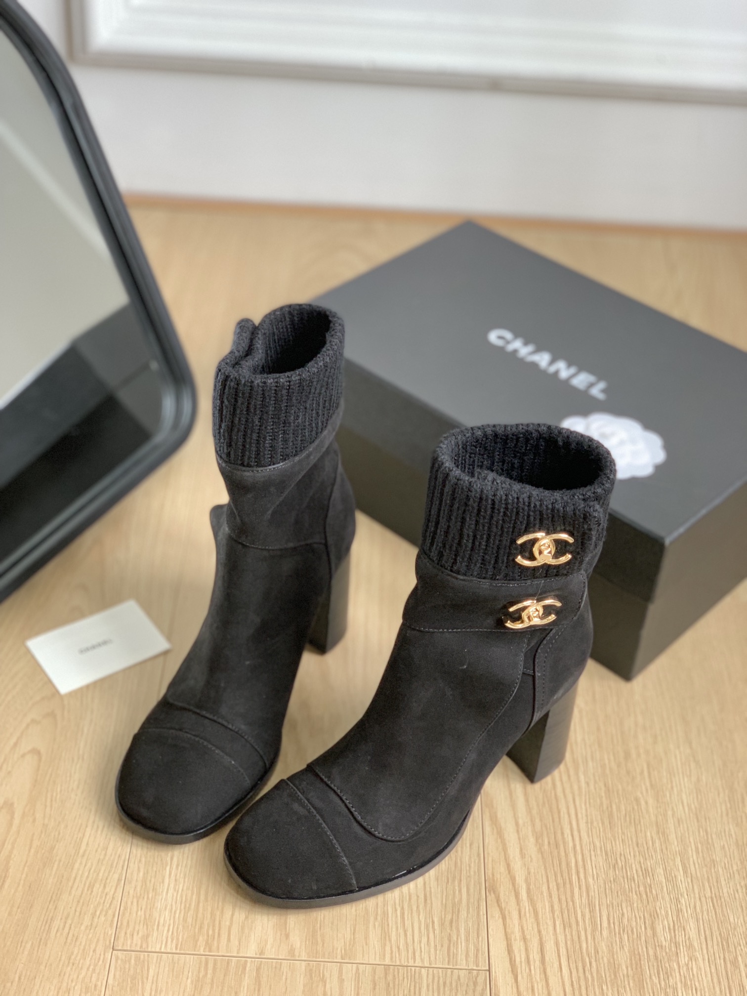 TOP CHANEL New Sock Boots - 4 Colors