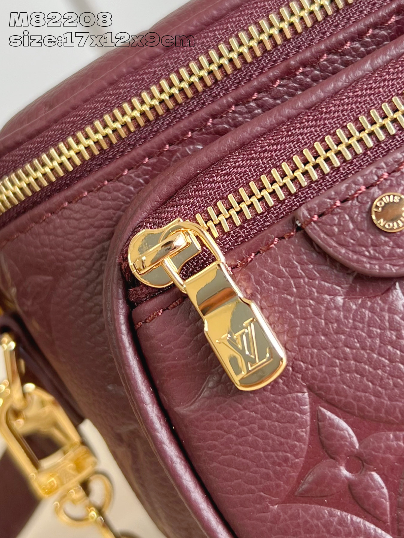 TOP Louis Vuitton LV Mini Bumbag 17 x 12 x 9.5 CM - Claret