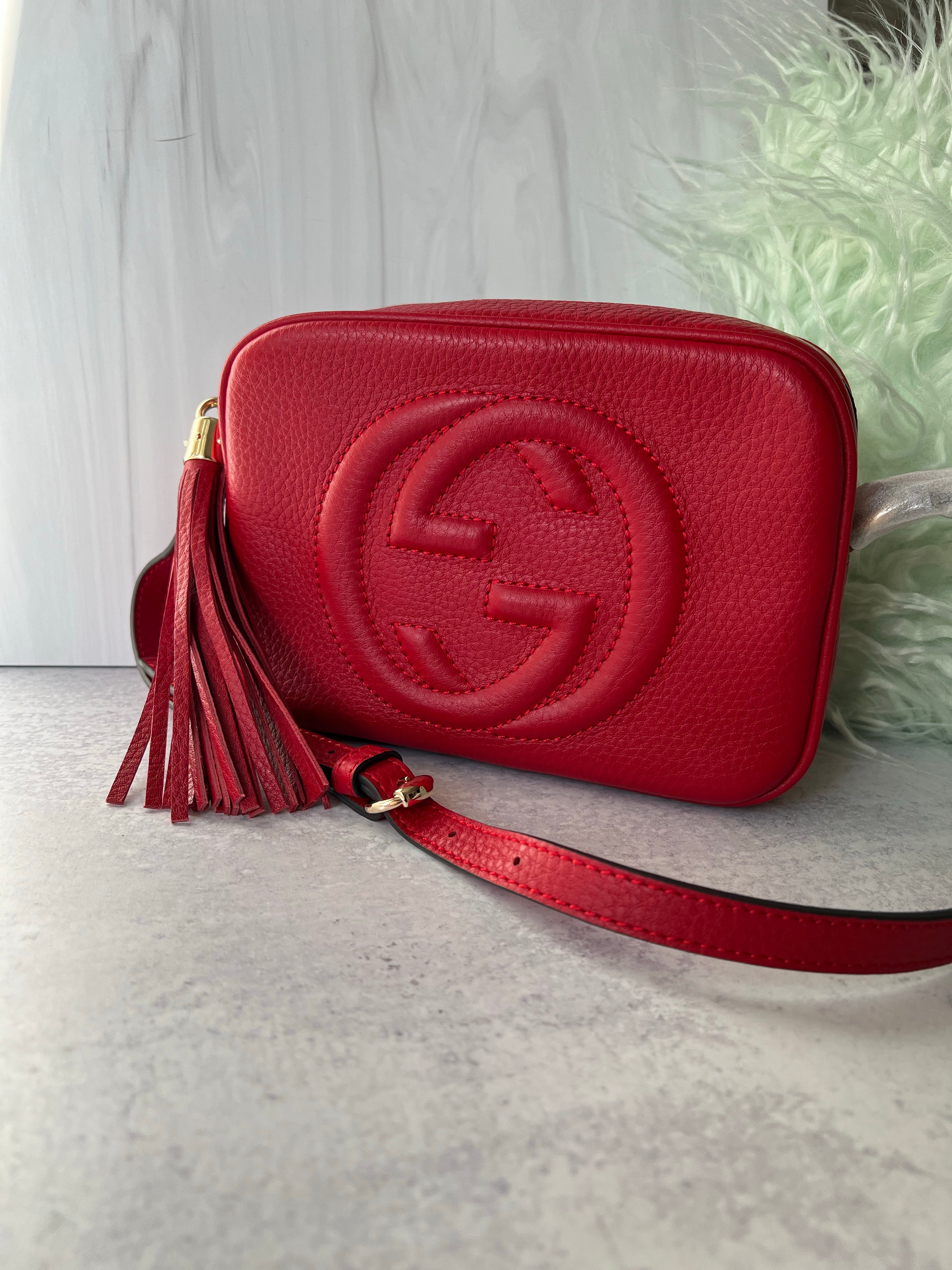 TOP GUCCI Soho Bag - Red
