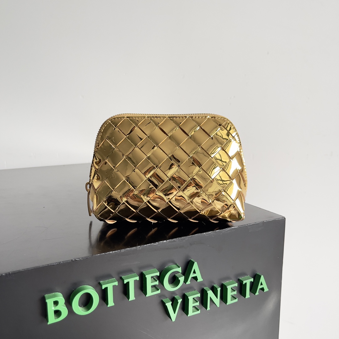 TOP Bottega Veneta BV Knitted Makeup Bag - 2 Colour
