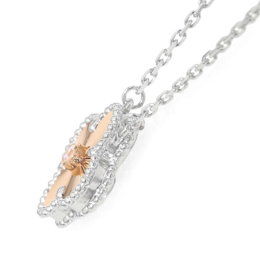 TOP Van Cleef & Arpels VCA Vintage Alhambra Necklace 2024 Holiday Collection - Sliver