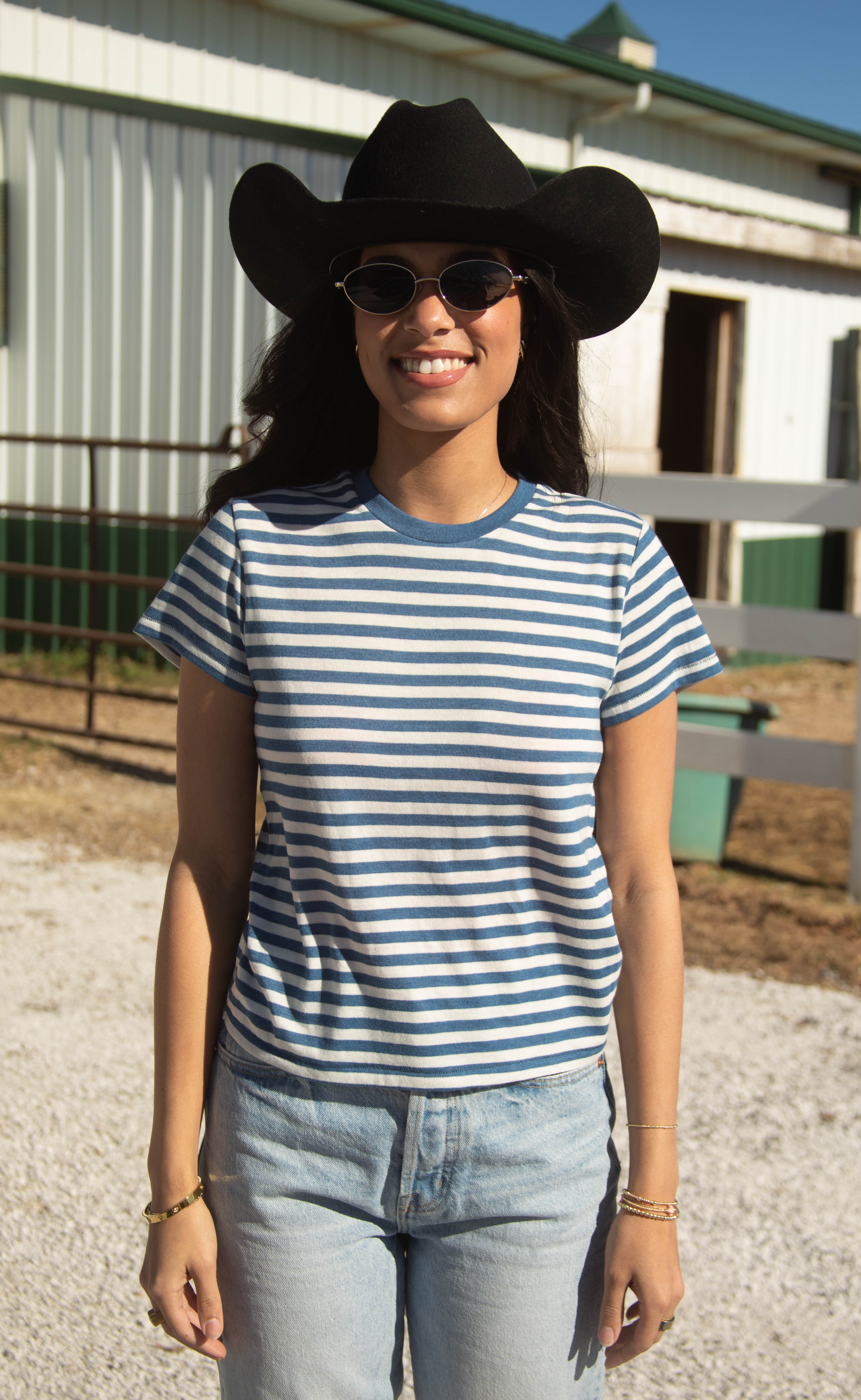 z supply: tourist striped tee - calypso