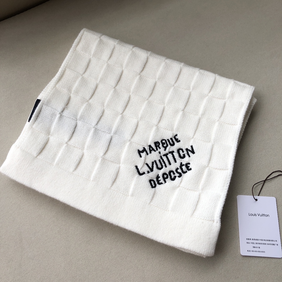 TOP Louis Vuitton LV Wool Scarf 25*180cm- 2 Color