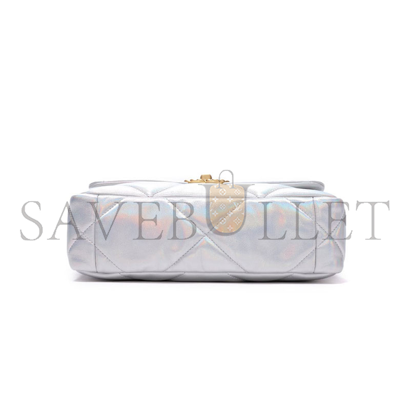 CHANEL IRIDESCENT MEDIUM 19 FLAP AS1160 (26*17*8cm)