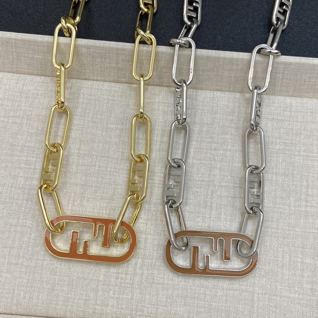 TOP FENDI FF Necklace - 2 Color