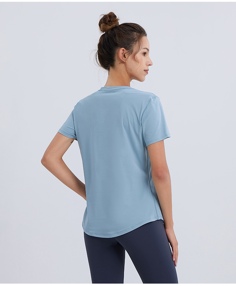 Womens Seamless Bare-Sensation Tee