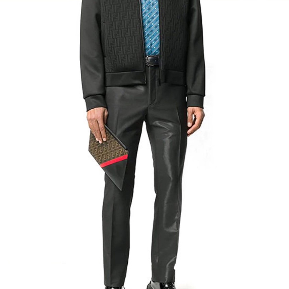 FENDI Printed Canvas Clutch (Replica)