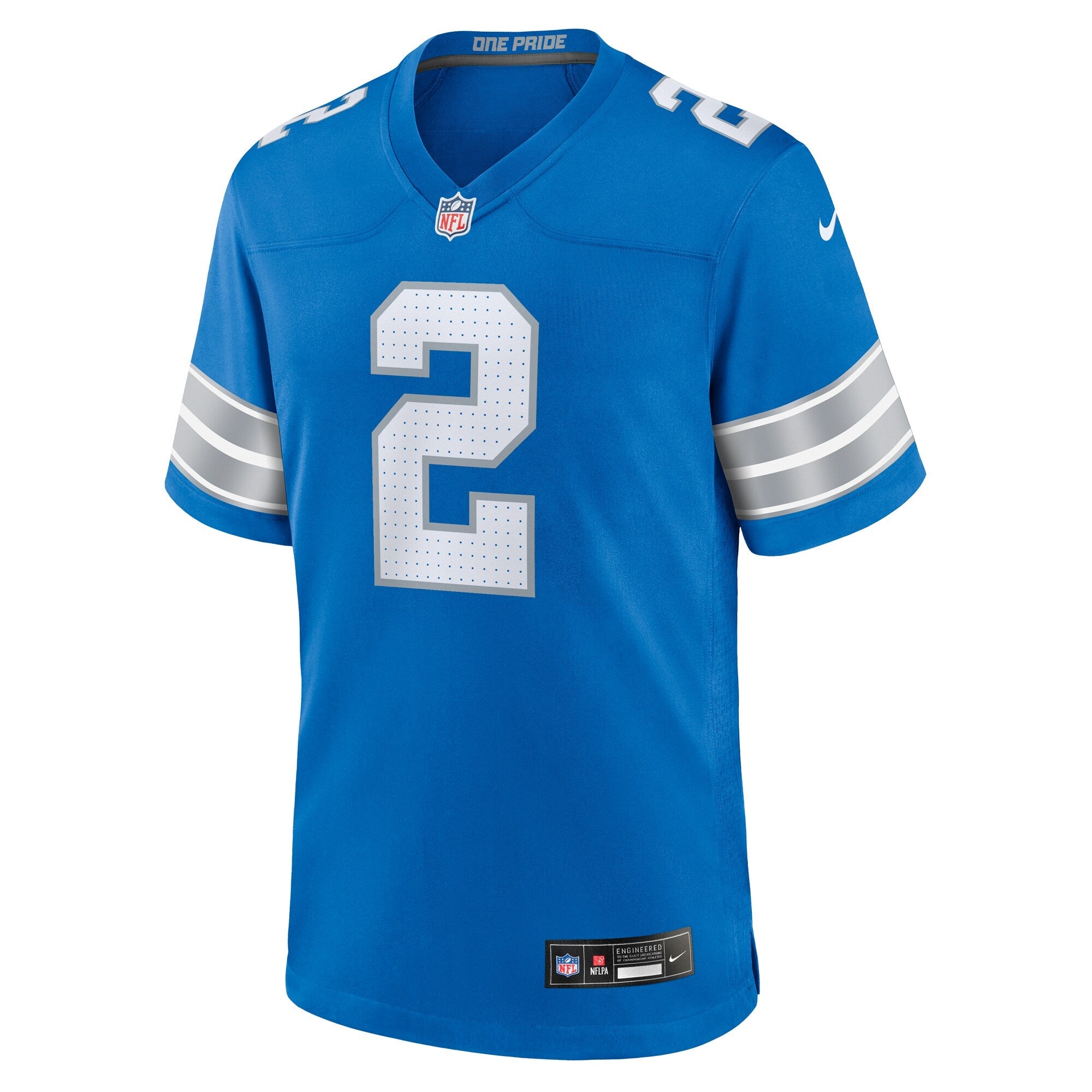 Hendon Hooker Detroit Lions  Team Game Jersey -  Blue