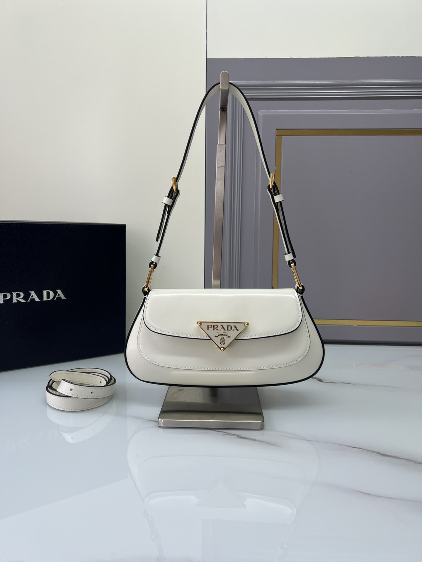 TOP PRADA New Underarm Cleo Bag 24x11x4cm - Three Colors