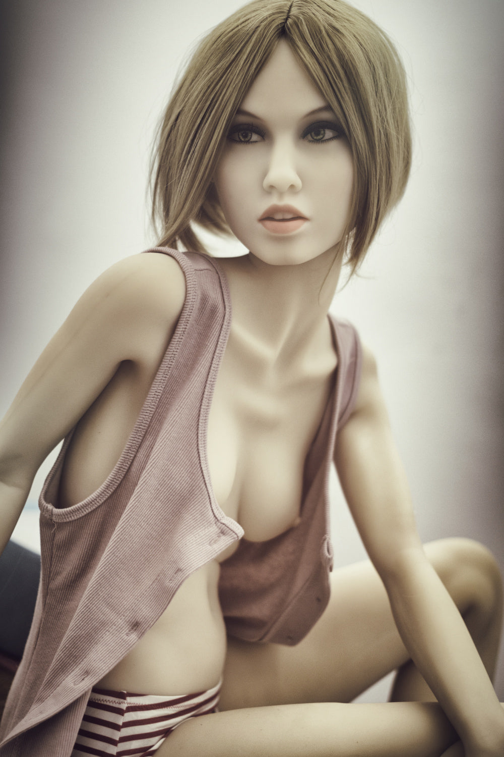 168cm/5ft6 A-cup Skinny TPE Sex Doll with #162
