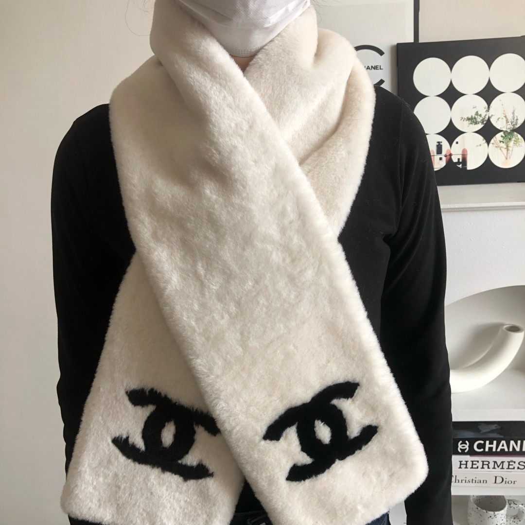 TOP CHANEL CC Scarf 20cm*120cm - 3 Colors